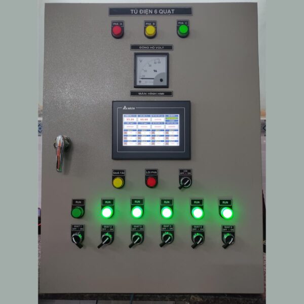 tủ điều khiển 06q giám sát nhiệt độ độ ẩm biến tần