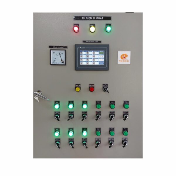 tủ điều khiển 12q biến tần giám sát nhiệt độ độ âm